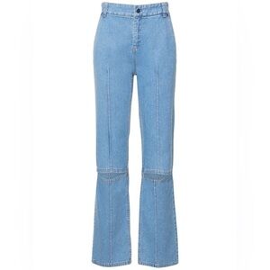 Et Ochs
Cotton denim mid rise straight jeans